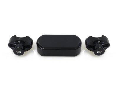 1-1/2in. Straight One Piece Riser Kit - Gloss Black. Fits 1-1/4in. Handlebar