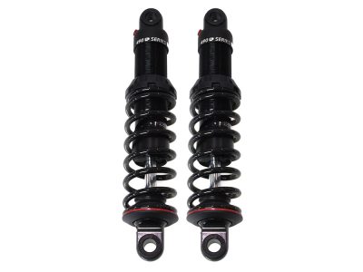 490 Series, 12in. Rear Shock Absorbers - Black. Fits Touring 1980up.
