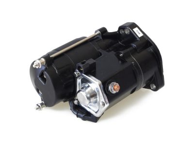 1.4kw Starter Motor - Black. Fits Big Twin 1989-2006