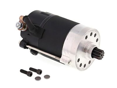 1.4kw Prestolite Starter Motor - Black. Fits Big Twin 1966-1982 & Sportster 1967-1980
