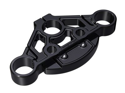 Method Top Triple Tree - Black. Fits Road Glide 2015-2023