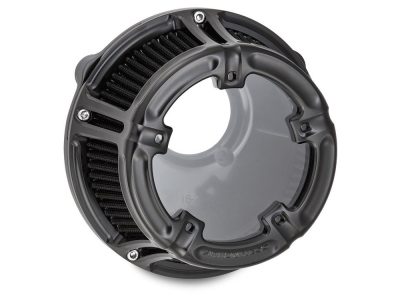 Method Air Cleaner Kit Black. Fits Softail 2000-2015, Dyna 1999-2017, Touring 1999-2007 with CV Carb or Cable Operated Delphi EFI