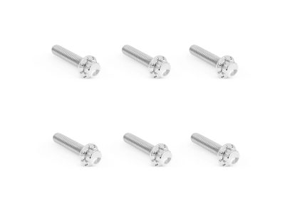 Titanium 12-Point Transmission Side Cover Bolt Kit - Polished. Fits Touring 2024up & Softail 2025up