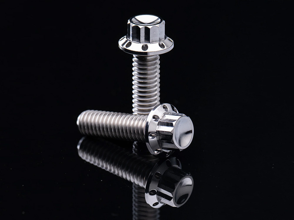 Titanium 12-Point Transmission Side Cover Bolt Kit - Polished. Fits Touring 2007-2023, Softail 2007-2024 & Dyna 2006-2017 - Image 2