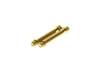 Titanium 12-Point Footpeg Mounting Hardware - Gold. Fits Softail 2018up & Sportster S 2021up