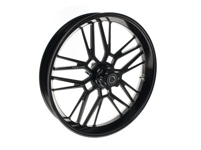 21in. x 3-1/2in. Split Spoke Forged Front Wheel with Hub - Black. Fits Low Rider S 2020up & Low Rider ST 2022up