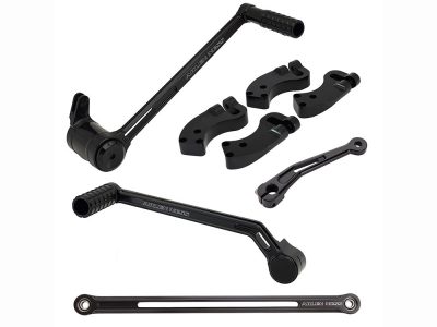 +3in. Extended Reach Foot Control Kit - Black. Fits Touring 2008up