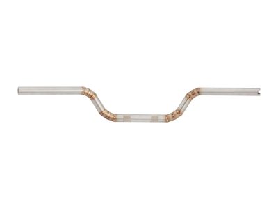 Welded Stainless MX Handlebar - Raw Stainless Steel