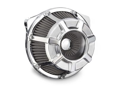 Beveled Air Cleaner Kit - Chrome. Fits CVO Touring 2023up, Street Glide & Road Glide 2024up, Touring 2025up & Softail 2025up