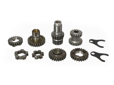 Transmission Gear Kit. Fits 4Spd Big Twin 1936-1976