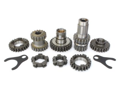 Transmission Gear Kit. Fits 4Spd Big Twin 1977-1986