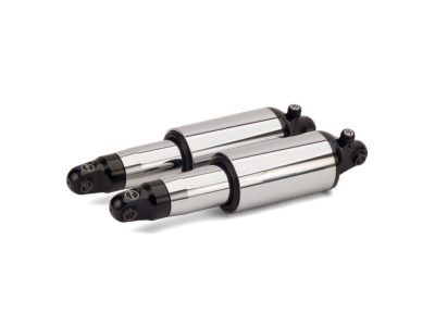 Adjustable Rear Air Shock Absorbers - Chrome. Fits Touring 2009up.