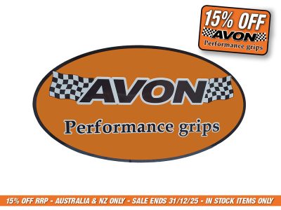 Avon Grips Metal Shop Sign