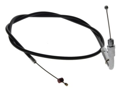32in. Long Black Vinyl Throttle Cable. Fits Big Twin 1990-1995