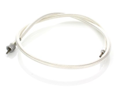 40in. Speedo Cable with 12mm Nut - Platinum Braided.