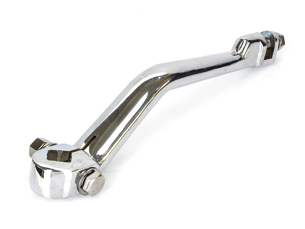 Magnum 1in. Longer Kick Arm - Chrome. Fits H-D Pre-1977.