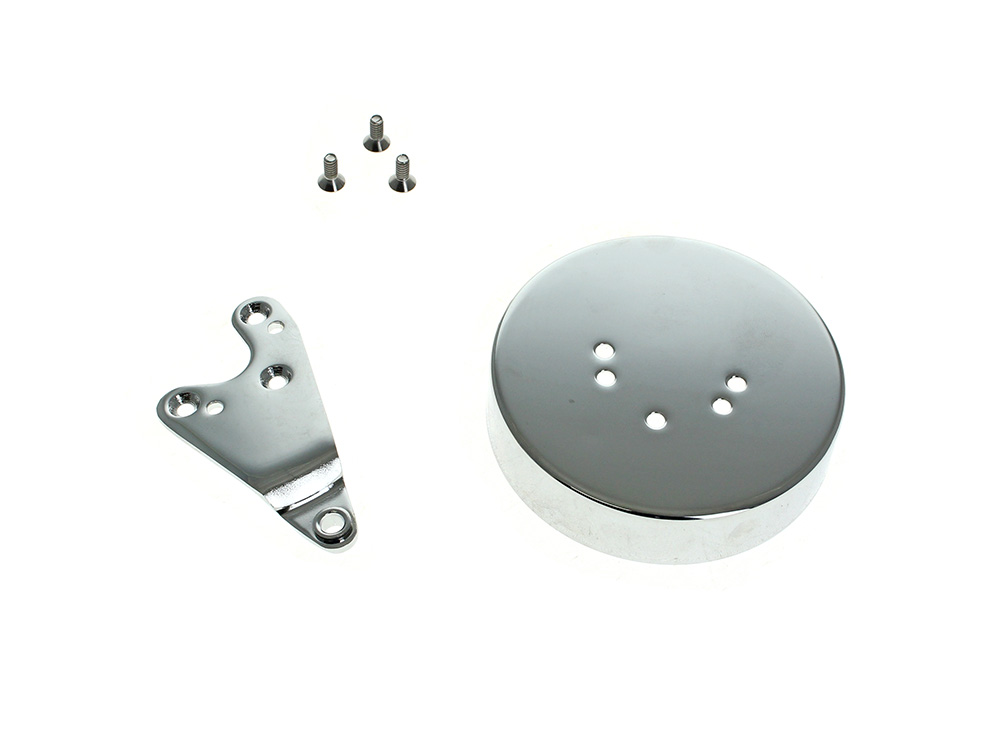 Dust Shield & Shift Lever Kit - Chrome. Fits FLH 1952-Early 1979 with 4 Speed Ratchet Lid Transmission.