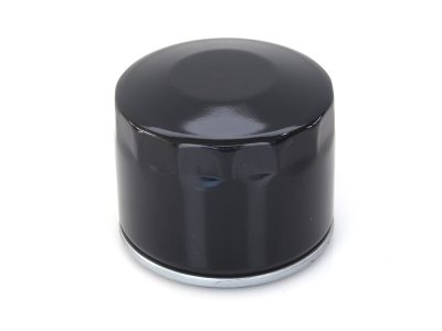 Oil Filter - Black. Fits 4Spd Big Twin 1982-1986 & Sportster 1980-1984.