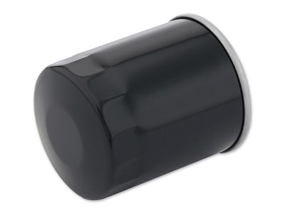Oil Filter - Black. Fits Twin Cam 1999-2017 & Milwaukee-Eight 2017up.