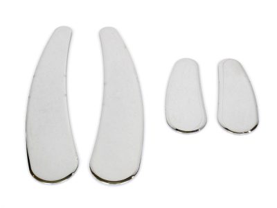 Frame Inserts - Chrome. Fits Softail 1986-2006.