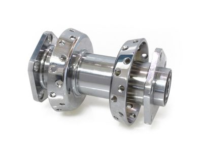 Rear Wheel Hub - Chrome. Fits Big Twin & Sportster 1986-1999.