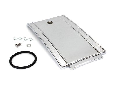 Lower Fuel Tank Panel - Chrome. Fits Softail 1984-1999.