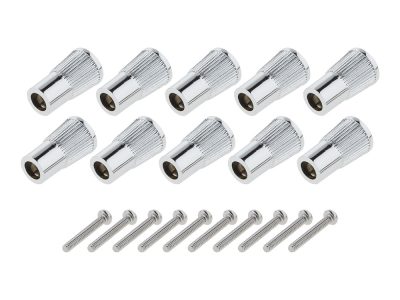 Speedometer Trip Knob - Chrome - Pack 10. Fits Big Twin 1968-1989.