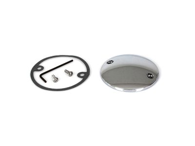 Points Cover - Chrome. Fits Big Twin 1970-1999 & Sportster 1971-2021.