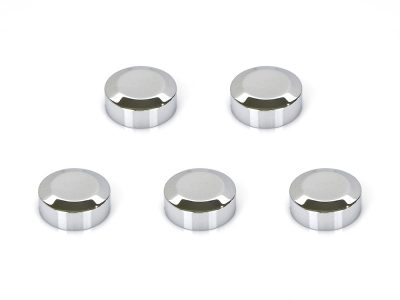 Rear Pulley Sprocket Bolt Covers - Chrome - Pack of 5