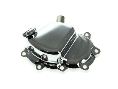 Transmission End Cover - Chrome. Fits 4Spd Big Twin 1936-1984