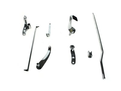 Standard Length Forward Controls - Chrome. Fits Dyna 1991-2017