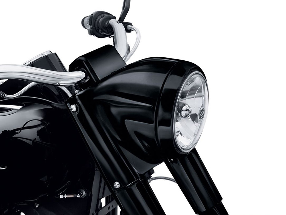 Freight Train Nacelle - Gloss Black. Fits FL Softail 1986-2017. - Image 2