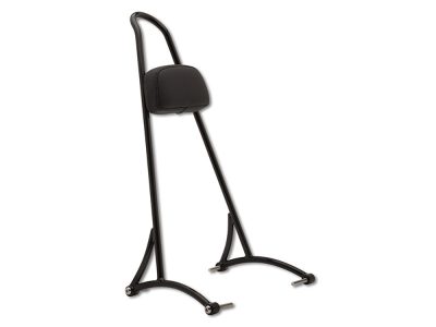 20in. Tall Sissy Bar with Pad - Black. Fits Dyna 2006-2017.