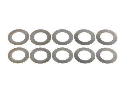 +0.007in. Rocker Arm Shim - Pack of 10. Fits Big Twin 1966-1984.