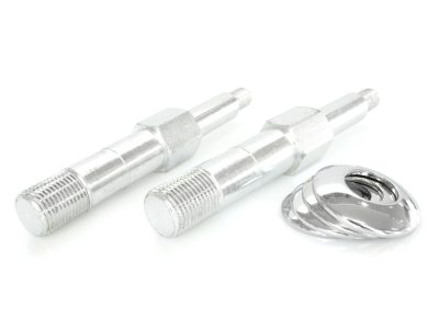Upper Shock Stud Kit - Zinc Plated. Fits Big Twin 1973-1986.