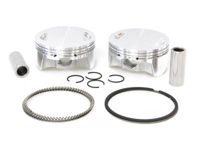 Standard Pistons with 10.25:1 Compression Ratio. Fits Twin Cam 2007-2017 96ci or 103ci to 107ci Big Bore Conversion.