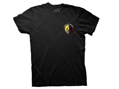 Crooked Clubhouse Black Have A Nice Ride 2 Short Sleeve Tee. X-Large.