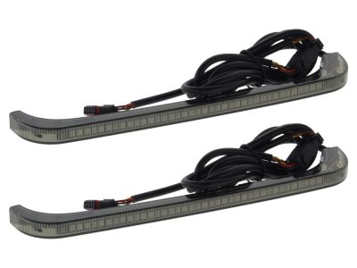 Sequential Low Profile Bagz Saddlebag Lights. Red Run/Brake, Amber Turn with Smoke Lens. Fits CVO Touring 2014-2023