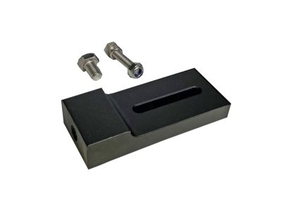 LED Driving Light Bar Extension Block - Black. Fits Models with 39mm Front Ends, Dyna 1991-2005, Sportster 1987-2021 & FXR 1987-1994.