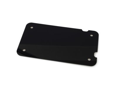 Flat Number Plate Backing Plate - Black.