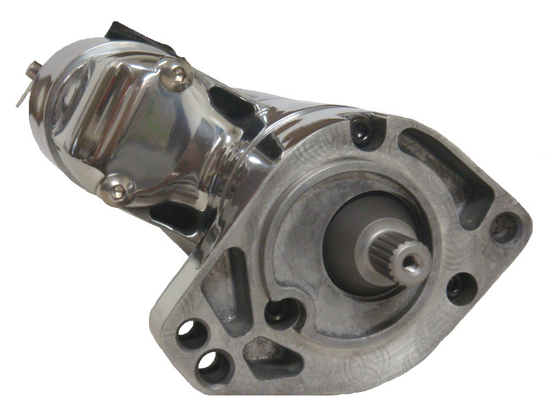 2.0kw Gen3 Starter Motor - Chrome. Fits Big Twin 1989-2006. - Image 4
