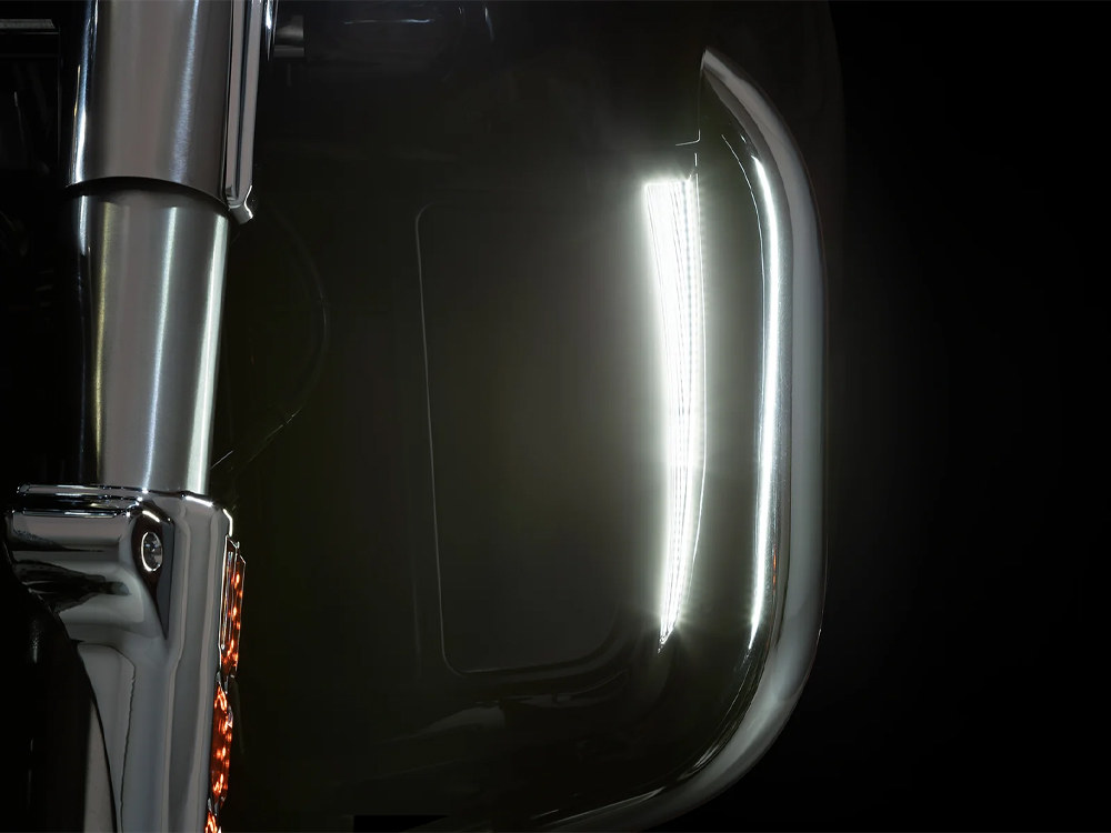 Fang Lower Fairing LED Lights - Black. Fits Touring 2014up with Lower Fairing - Image 3