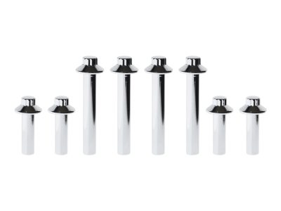 Head Bolts with Polished 12 Point - Chrome. Fits Evo Big Twin 1985-1991, Sportster 1986-1992 & S&S Heads.