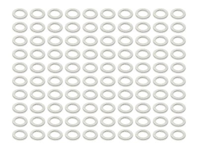 7/16in. Flat Washer - Chrome. Pack of 100.