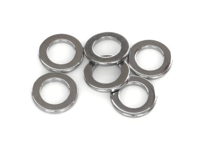 7/16in. Flat Washer - Chrome. Pack 6.