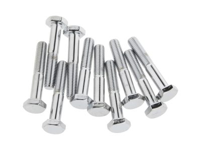 1/4-28 x 1-1/2in. UNF Hex Head Bolts - Chrome. Pack 10.