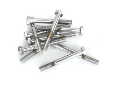 1/4-28 x 2-1/4in. UNF Hex Head Bolt - Chrome. Pack 10.