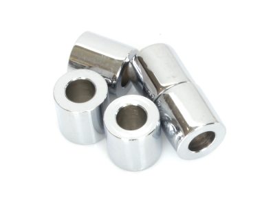 3/8in. ID x 3/4in. Wide Steel Spacers - Chrome. Pack 5.