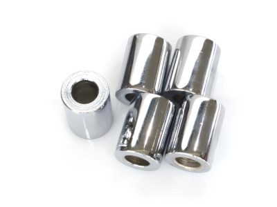 3/8in. ID x 1in. Wide Steel Spacers - Chrome. Pack 5.