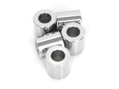 1/2in. ID x 1in. Wide Steel Spacers - Chrome. Pack 5.